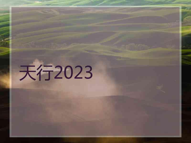 天行2023